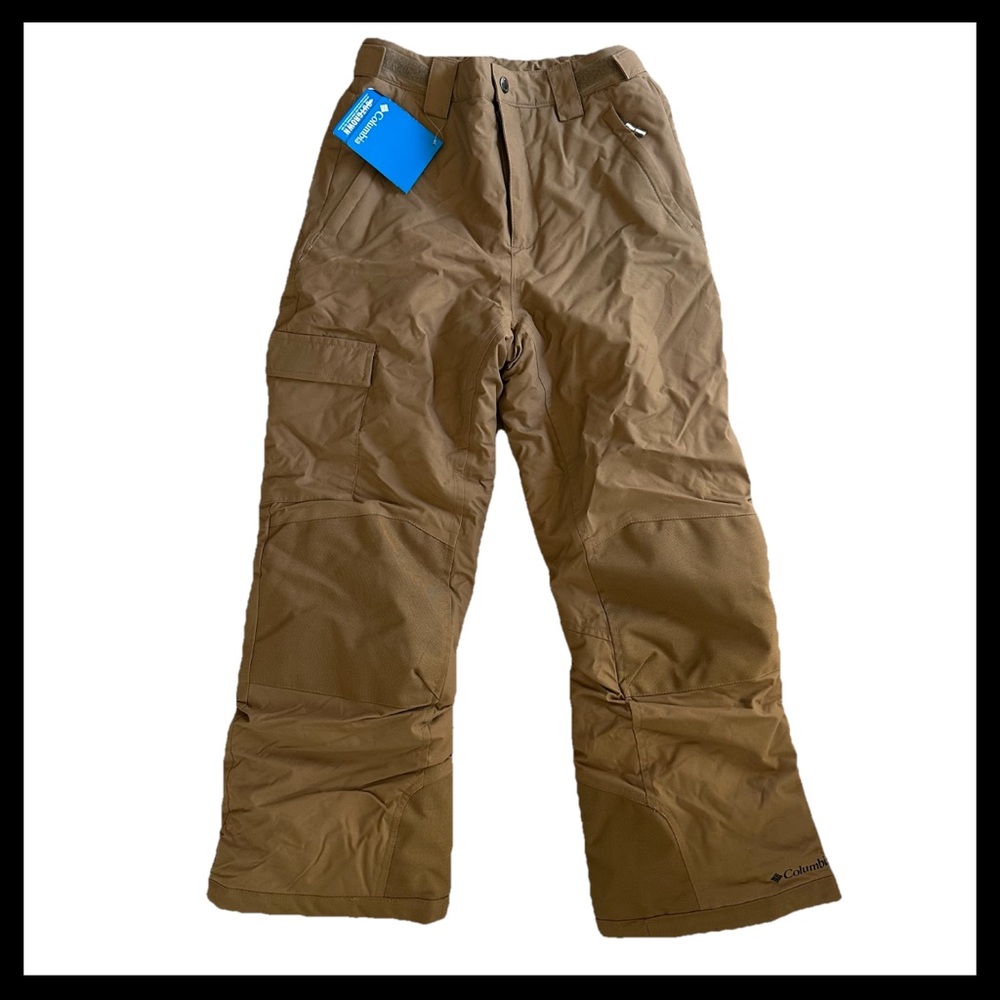 Columbia Kids Sz M 10-12 Omni-Tech Bugaboo II Waterproof Snow Ski Pants Outgrown